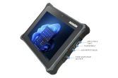 SANTIANNE Serveur Rack Tablette tactile étanche eau et poussière IP66 - Incassable - MIL-STD 810H - MIL-STD-461G - Durabook R8