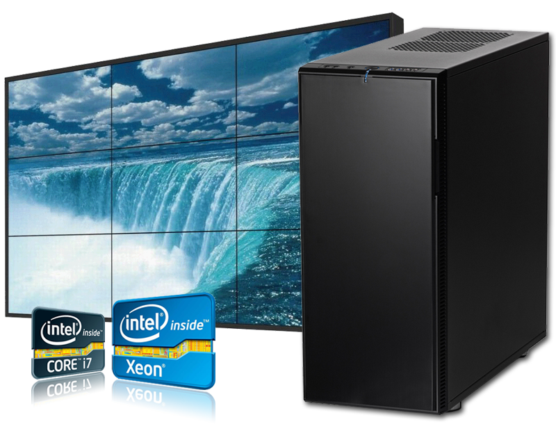 Jumbo 490 - PC fixe, PC industriel, ordinateur compatible Ubuntu, Debian, Fedora, Mint, Windows - Boîtier Fractal Define XL R2 Black Pearl - SANTIANNE