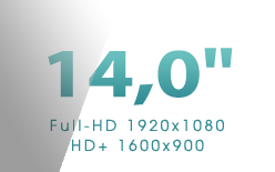 SANTIANNE - CLEVO W840AU - Ecran de très haute qualité zéro pixel défectueux