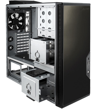 Enterprise 370 - Ordinateur PC très puissant, silencieux, certifié compatible linux - Système de refroidissement - SANTIANNE