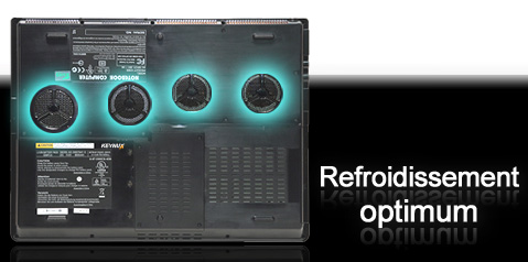 Widea DX - D900C / D901C - Système de refroidissement optimum