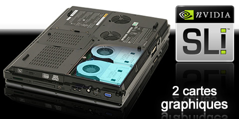 Widea DX - D900C / D901C - 2 cartes graphiques internes avec support SLI